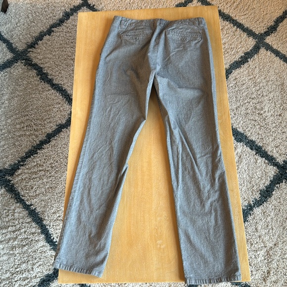 Bonobos Slim Straight Pants 32/32 in Gray - Picture 2 of 4